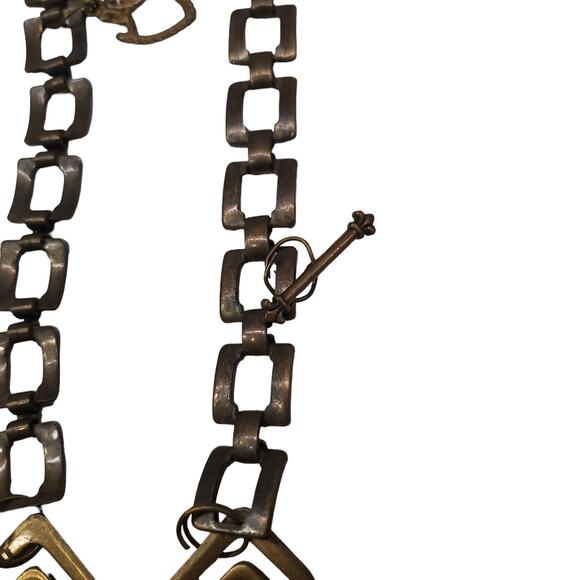 Military Style Necklace Metal Necklace Army Sgt Major Patch Sash Halloween - Picture 3 of 6